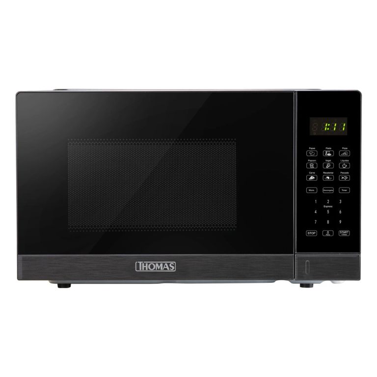 Microondas Digital TH-MW20DN 20 Litros 700W Pantalla Touch 10 Niveles Negro