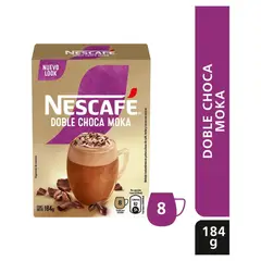 NESTLE - Café Instantáneo Nescafé Doble Choca Moka 184g (8x23g)