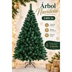 GENERICO - Árbol De Navidad Pascua 240cm Verde