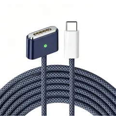 MOONCORE - Cable Usb-c A Magsafe 3 Compatible Con Macbook Pro Air,azul