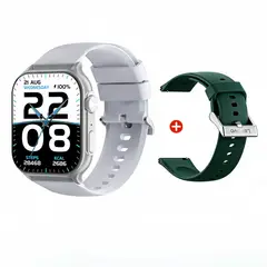 LENOVO - Reloj inteligente F101 Bluetooth AMOLED Plata