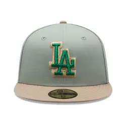 NEW ERA - Jockey Gorro 59FIFTY Los Angeles Dodgers MLB Green Camel