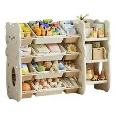 EVERSO - Estante Organizador Infantil Para Juguetes 4 Niveles