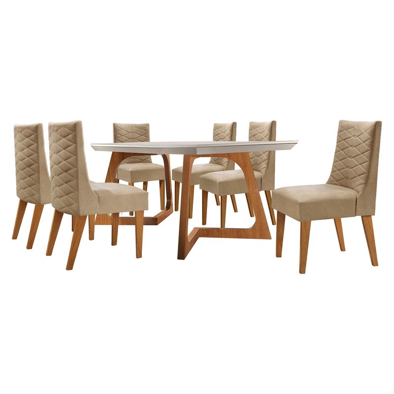 ALTAVISION - Juego Comedor Dafne 6 Sillas