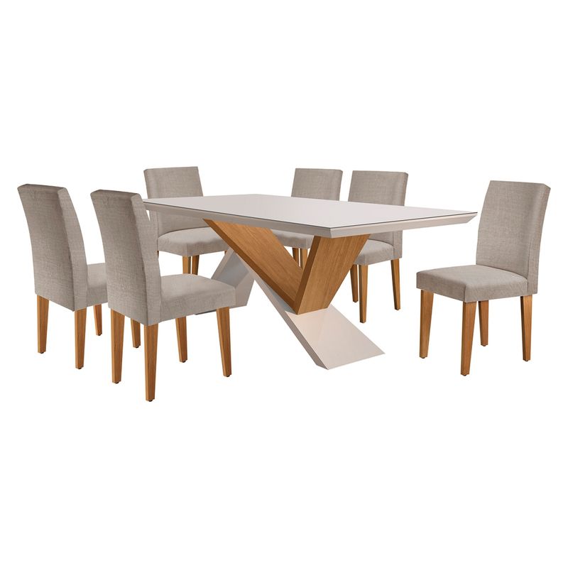 ALTAVISION - Juego Comedor Petra 6 Sillas