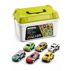 GENERICO - Set 50 Autos Juguete Retráctiles Aleación Modelos Surtidos