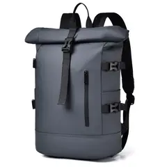 TIOZONEY - Mochila Roll Top Casual para Hombre