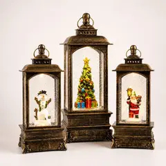GENERICO - Farol De Navidad Decoracion Con Luz Led Navideño Surtidos