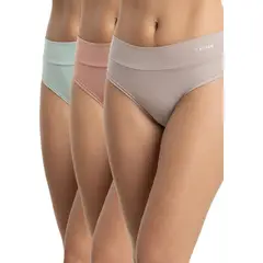 KAYSER - Pack 3 Pantaletas Algodón Mujer P314.80N-CAF