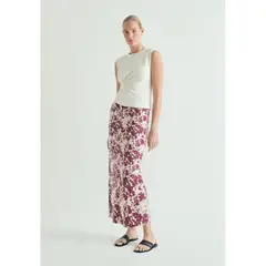 SCALPERS - FALDA DENIM ANIMAL PRINT