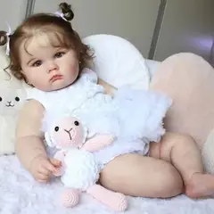 TIOZONEY - Muñeca Bebé reborn de silicona 50cm