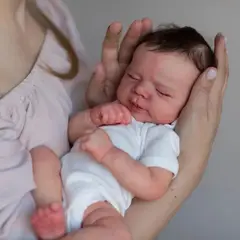 TIOZONEY - Muñeca Bebé reborn de silicona 50cm