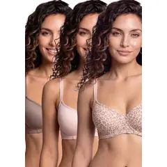 KAYSER - Pack 3 Sostenes Soft Mujer P350024-CAF5