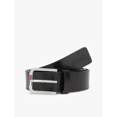 TOMMY HILFIGER - Cinturón Austin De Cuero Negro Tommy Jeans