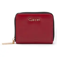 GACEL - Billetera mujer rojo con tarjetero