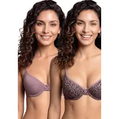 KAYSER - Pack 2 Sostenes Push Up Mujer P250.023-MOR1