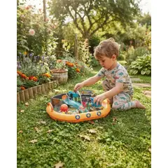 MYLHOGAR - Set De Juego Acuatico Infantil Pesca Toboganes Y Mas