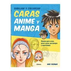 CONTRAPUNTO - Libro Dibujar y Colorear Caras Animé y Manga Nao Yazawa