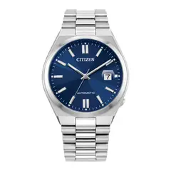 CITIZEN - Reloj Tsuyosa NJ0150-56L Acero Plateado Automático Azul Hombre