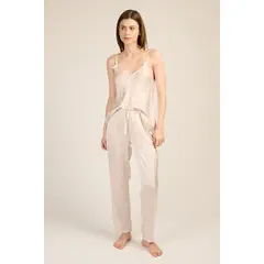 BARBIZON - PIJAMA MUJER CINTA ANIMAL PRINT CLARO