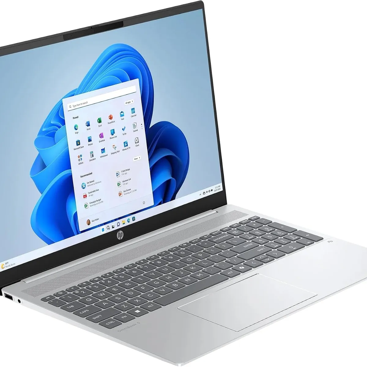 HP - Notebook HP OmniBook 5 16" FHD IPS Touch Intel Core Ultra 7 355 16GB 1TB SSD WIN 11 Meteor Silver