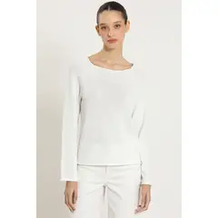 LIOLA - Sweater punto basico, crudo