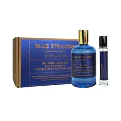 GENERICO - Set Perfume Blue Stallion By Stallion 53 EDP 100 ml + Mini 20 ml Emper