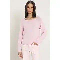 LIOLA - Sweater punto basico, rosa
