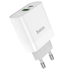 HOCO - Cargador C80A doble puerto USB y USB-C 20W