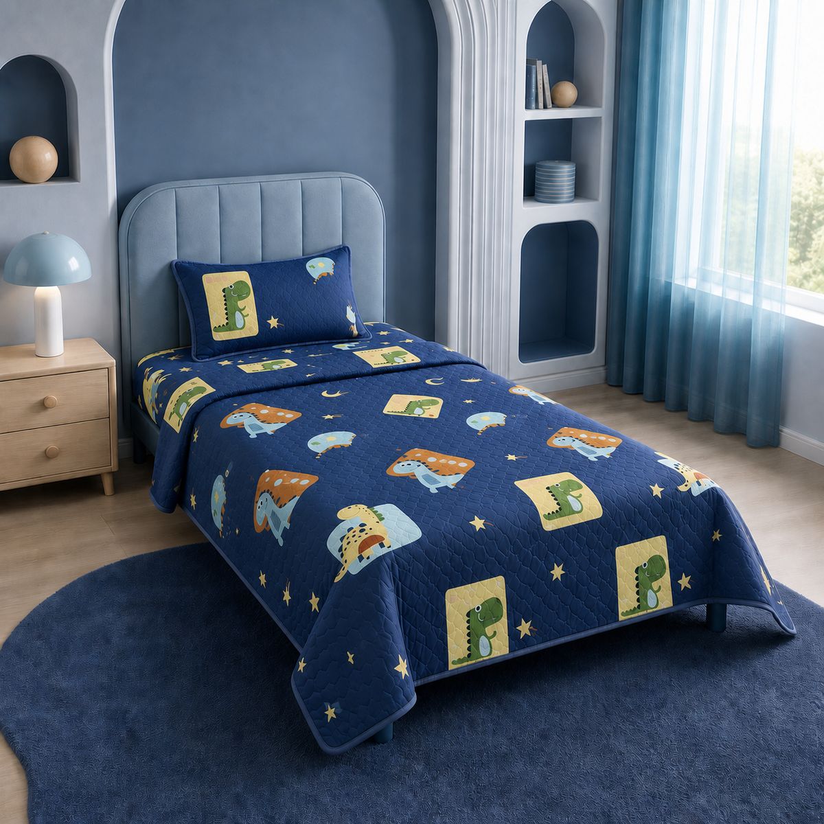 ARMONIA - Quilt Infantil Armonia 1.5 Plazas con Funda Diseño 901