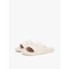 TOMMY HILFIGER - Sandalias Texturizadas Con Logo Beige
