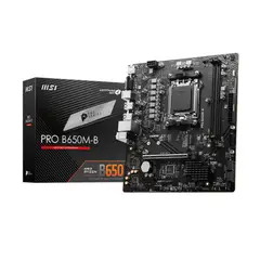 MSI - Placa Madre PRO B650M-B AM5 DDR5 mATX M.2 PCIe 4.0