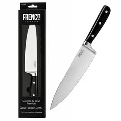 GENERICO - CUCHILLO CHEF PROFESIONAL 20CM ACERO 3CR13 FRENCH STANDARD