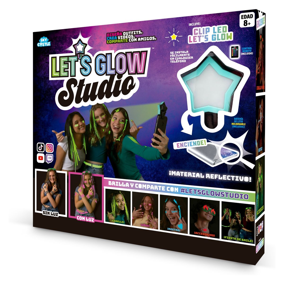 LETS GLOW - Kit Iluminación Fotos Y Videos Studio Lets Glow