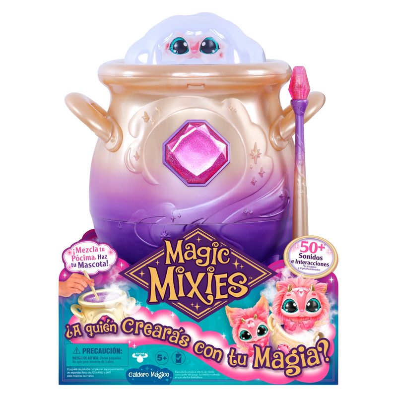 MY MAGIC MIXIES - Mascota Interactiva Hechizos Rosado My Magic Mixies