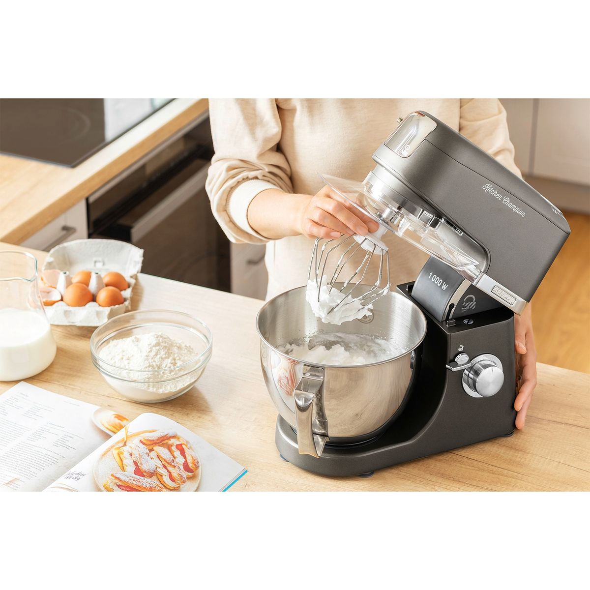 SENCOR - Batidora Pedestal Sencor Full Metal Negra Stm6378Bk