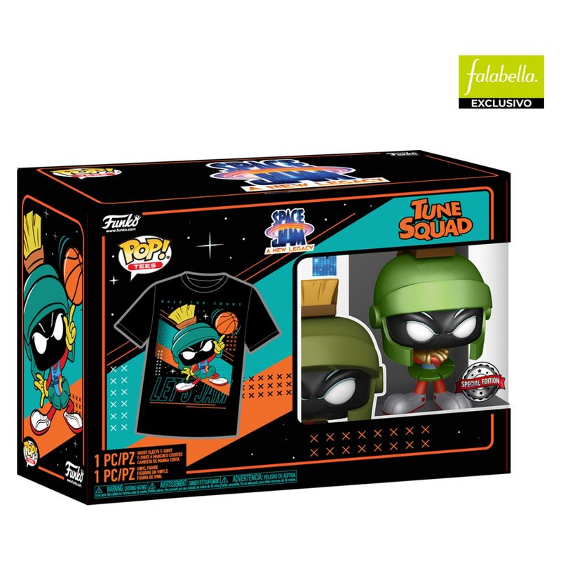 FUNKO - Funko Pop Y Polera L Box Space Jam 2 Exclusivo Falabella #56253