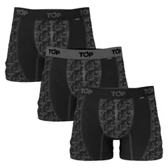 TOP - Pack de 3 Boxer Microfibra Hombre
