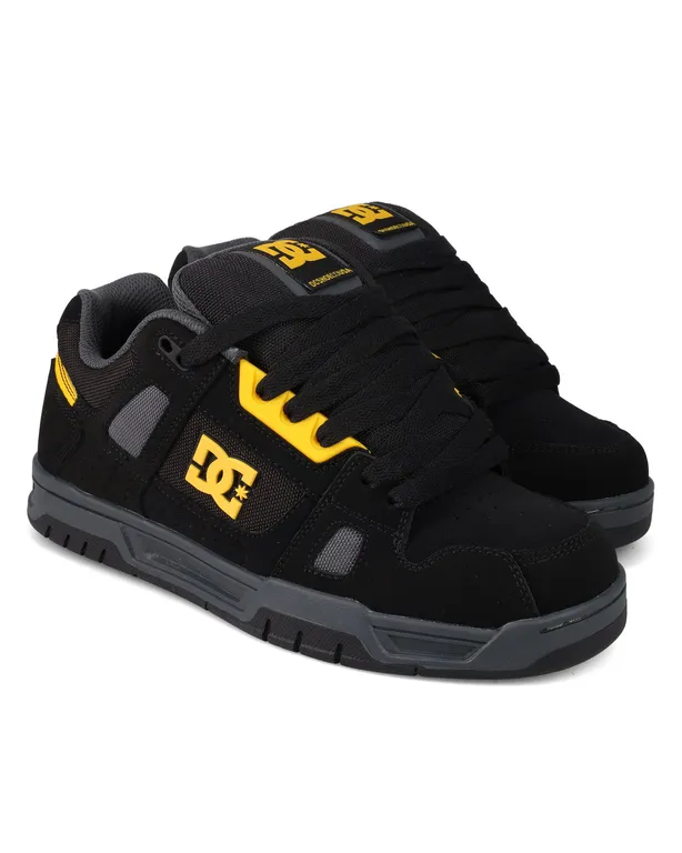 Zapatilla Hombre DC Stag Negro/Amarillo