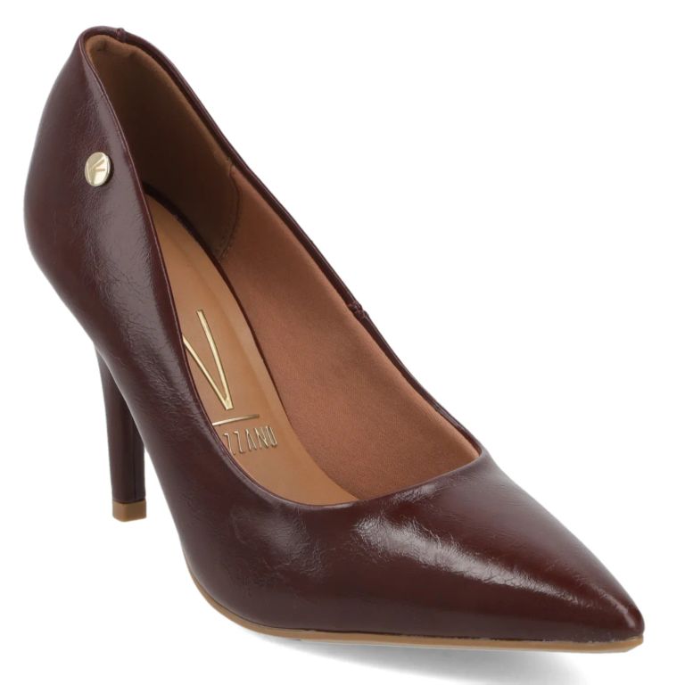 Stiletto Taco Aguja Burdeo Mujer