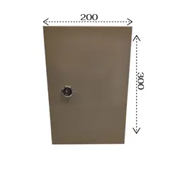 GENERICO - GABINETE TABLERO METALICO 1 PUERTA 300X200X150mm IP65