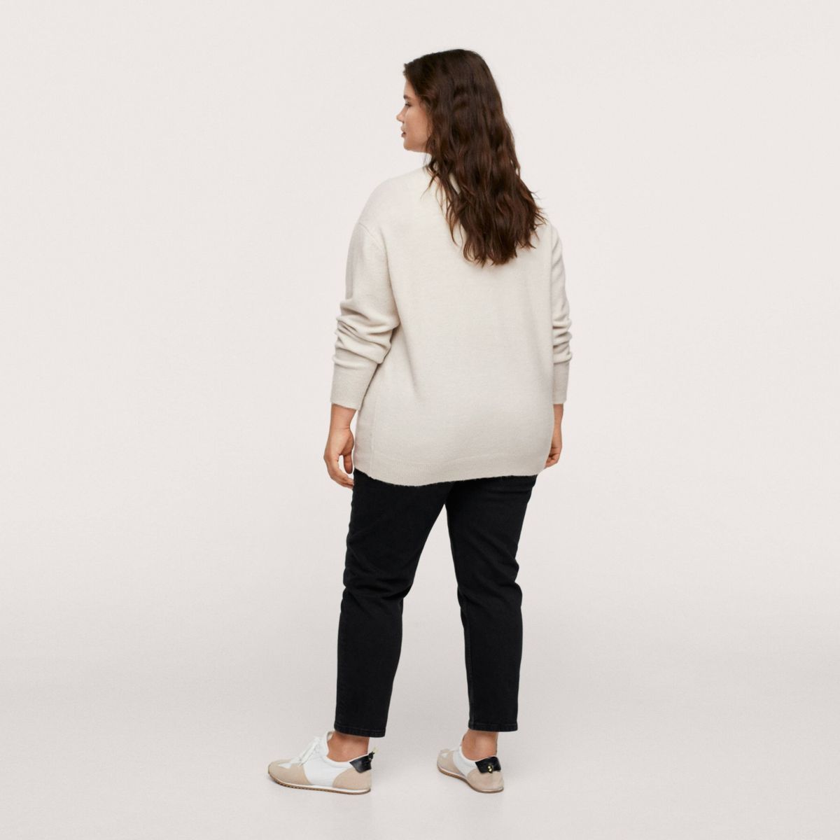 MANGO - Chaleco Punto Bolsillos Lucas Mujer