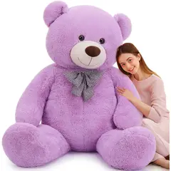 UNICO DISEÑO - Oso De Peluche Gigante 160cm Lila