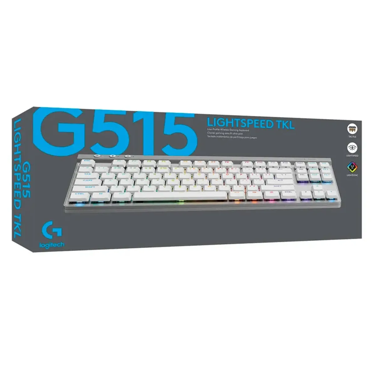 LOGITECH - Teclado Logitech G515  TKL blanco