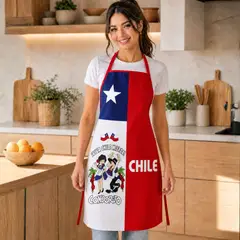 UTILISIMO - Delantal Pechera Condorito Bandera Chile Fiestas Patrias