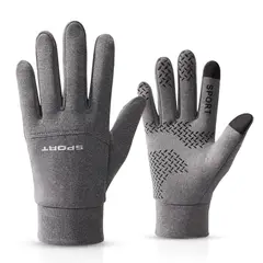 VATYERTY - Guantes Hombre Deportivos Impermeable Negro