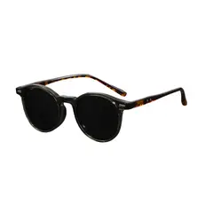 VATYERTY - Lentes de sol Retro Marrón