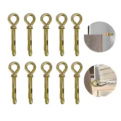 GENERICO - Pack De 10 Un Anclaje Cancamo Cerrado Metrico M10 X 60 Mm