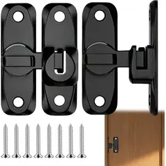 GENERICO - 2 Pack Cerraduras Para Puertas De Granero De 90 Y 180 Grados