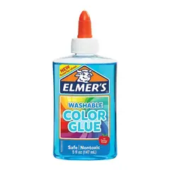 ELMERS - Pegamento Escolar Transparente Azul 147ml (Cód. A)